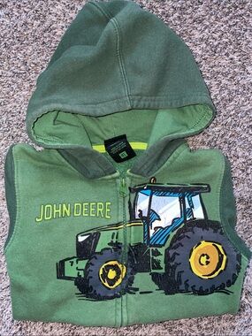 Toddler John Deere Zip Up Hoodie